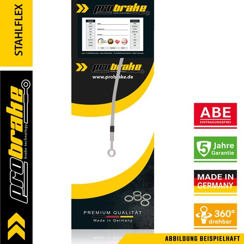 Stahlflex bremsleitung silber - stahlflex,